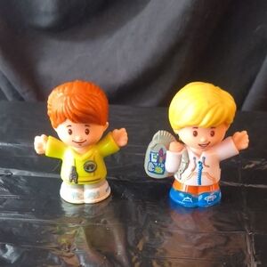 Fisher Price Little People - Eddie And Emily From Sit With Me School Bus Set